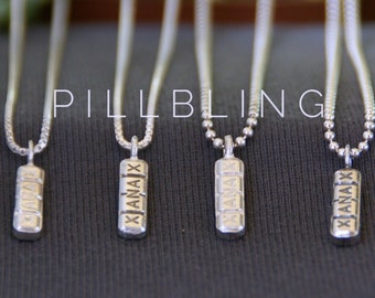Xanax Long Chain Necklace Pillbling Etsy Singapore