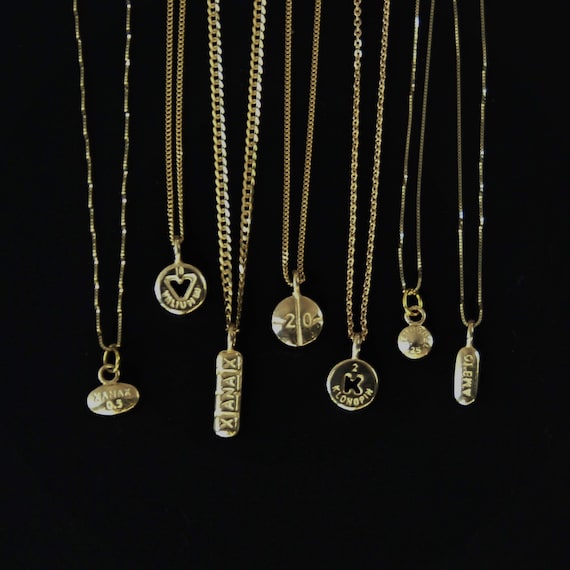 アクセサリー xan Xanax 14K Gold Pendant Necklace | Pillbling - Etsy