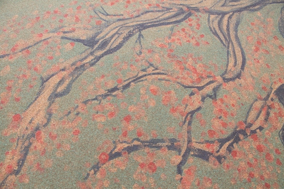 Tree Pose Yoga Mat: Printed Cork or Rubber, Personalized Pilates Mat