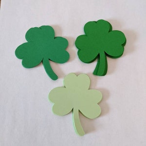 Clover Due Cuts, Shamrock Die Cuts, Bulletin Board Die Cuts, Dia de São Patrício, Trevos Verdes, Decorações para Festas, Convites para Festas, Scrapbook