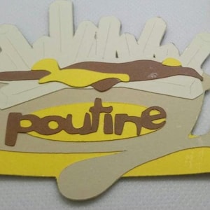Poutine Refrigerator Magnet, From Canada, Gift Overseas, Magnet Wedding Favours Canada Day Gift, Quebec Souvenir, Gifts under 5