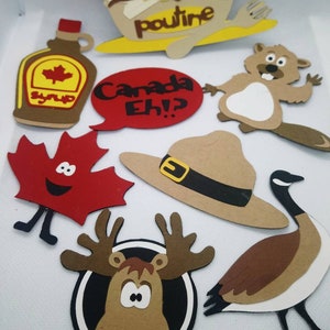 Kanada Souvenir-Kühlschrank-Magnet, aus Kanada, Geschenk Übersee, Hochzeitsbevorzugungen Kanada-Tagesgeschenk, Geschenke unter 5, kanadisches Tier, Parteigeschenk