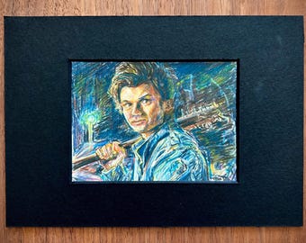 ORIGINAL Mini Drawing - Babysitter Steve Harrington
