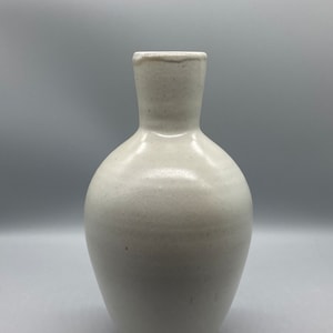 Handmade Ceramic White Vase, Flower Vase, Home Decor