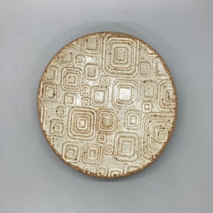 Handmade Speckled White Catchall