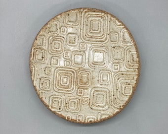 Handmade Speckled White Catchall