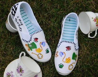 Literary Shoes: Mad Hatter Tea Party Shoes