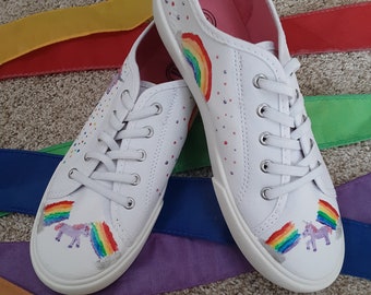 Unicorns and Rainbows Kids' Sneakers