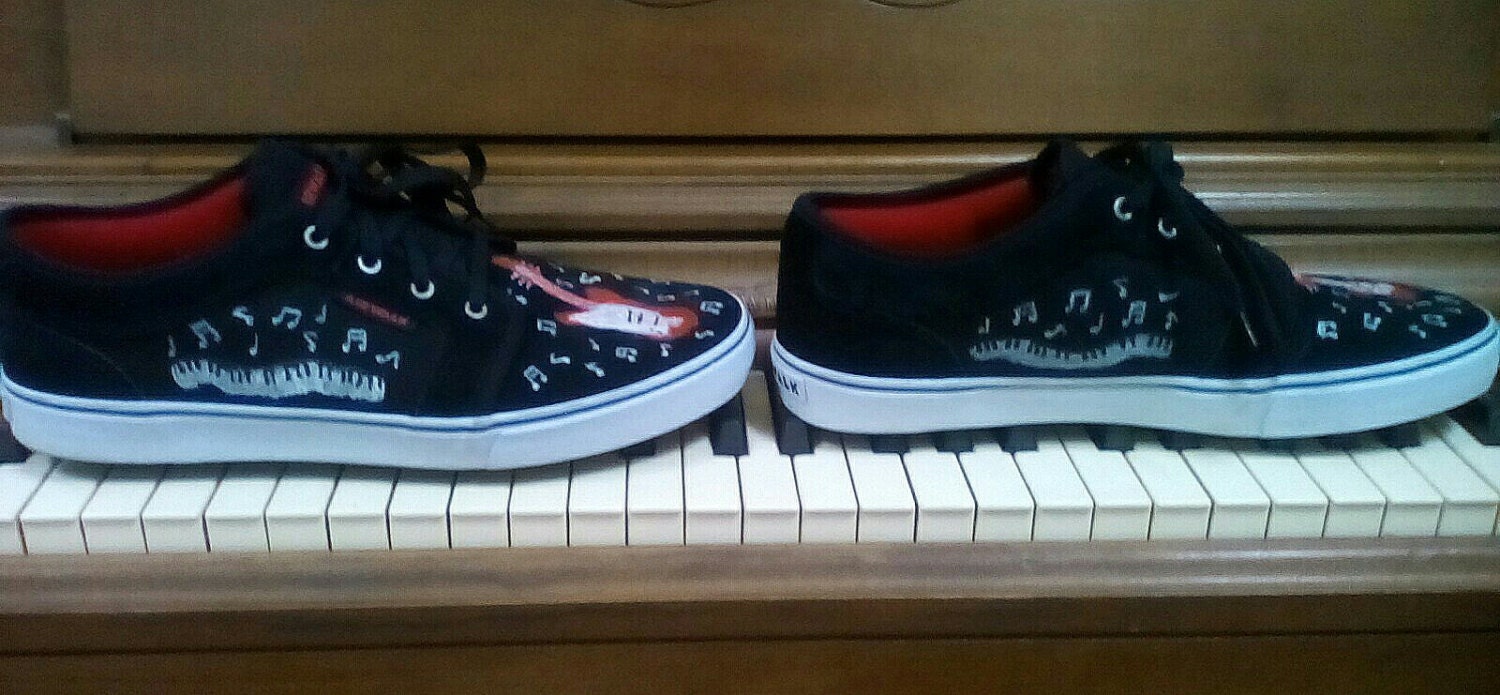 Rock N' Roll Sneakers - Etsy