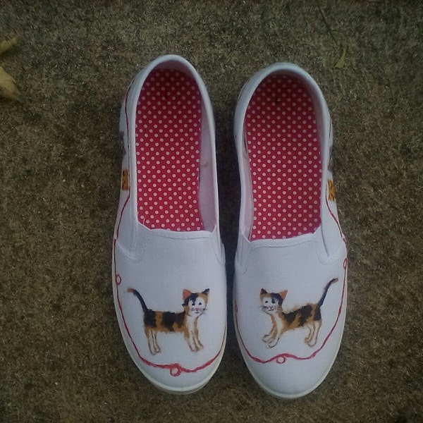 Cat Shoes Etsy