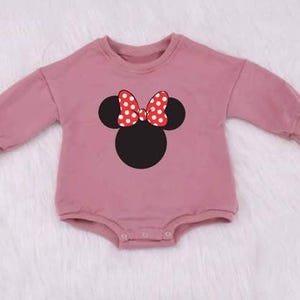 Embroidered Minnie Crew Neck