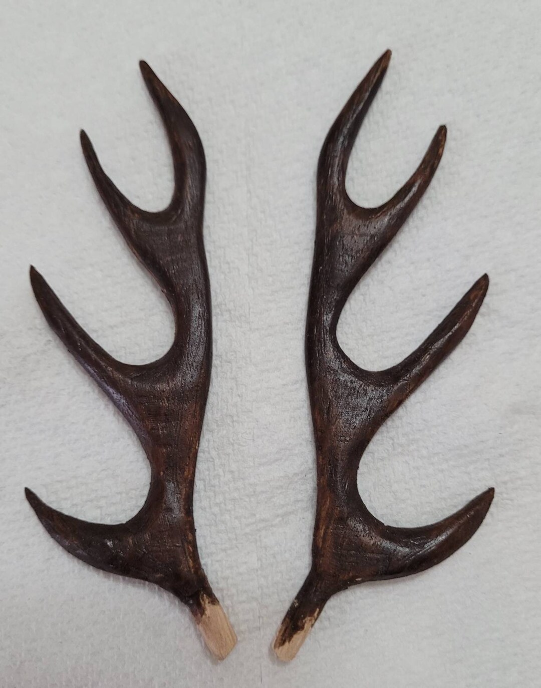 Wooden 4 Cuckoo Clock Antlers set of 2 Etsy