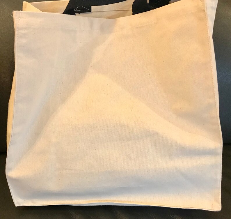 Canvas Tote for Yourself or a Personal Gift Nice Size for Market Day or ? Haute Fashionista Embroidery Design Embroidered Canvas Tote Bag