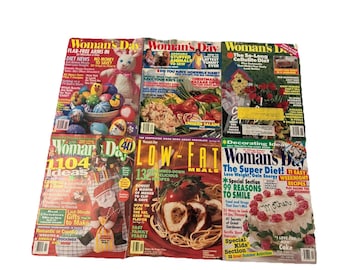 ウーマンズデイ・マガジン 6冊セット - ヴィンテージ 1987、88、90、93、95、97