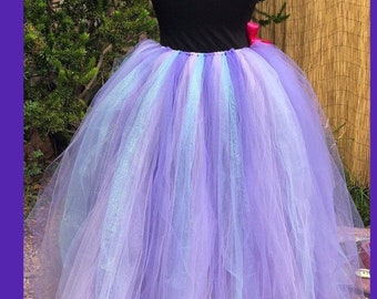 Adult Disney inspired Fairy Godmother costume tutu xsmall to plus size waist, shorter to floor length options.