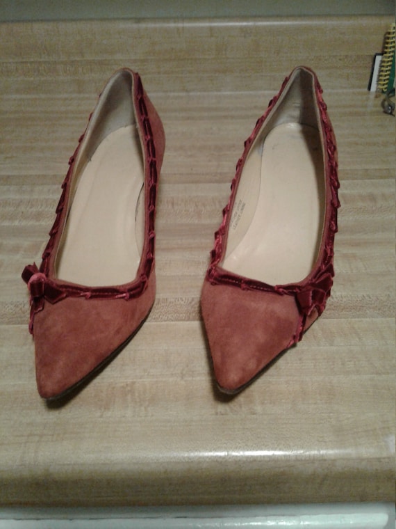 Vintage J.Crew Velvet and Leather Shoes