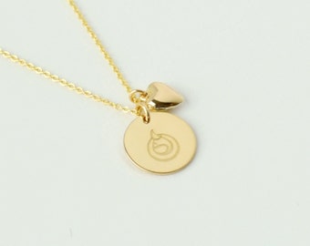 Breastfeeding Necklace with Gold Heart Charm, Gift for Breastfeeding Mom, Postpartum Nurse Gift, Lactation Consultant
