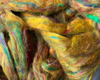 Carousel - Sari Silk Roving 1oz