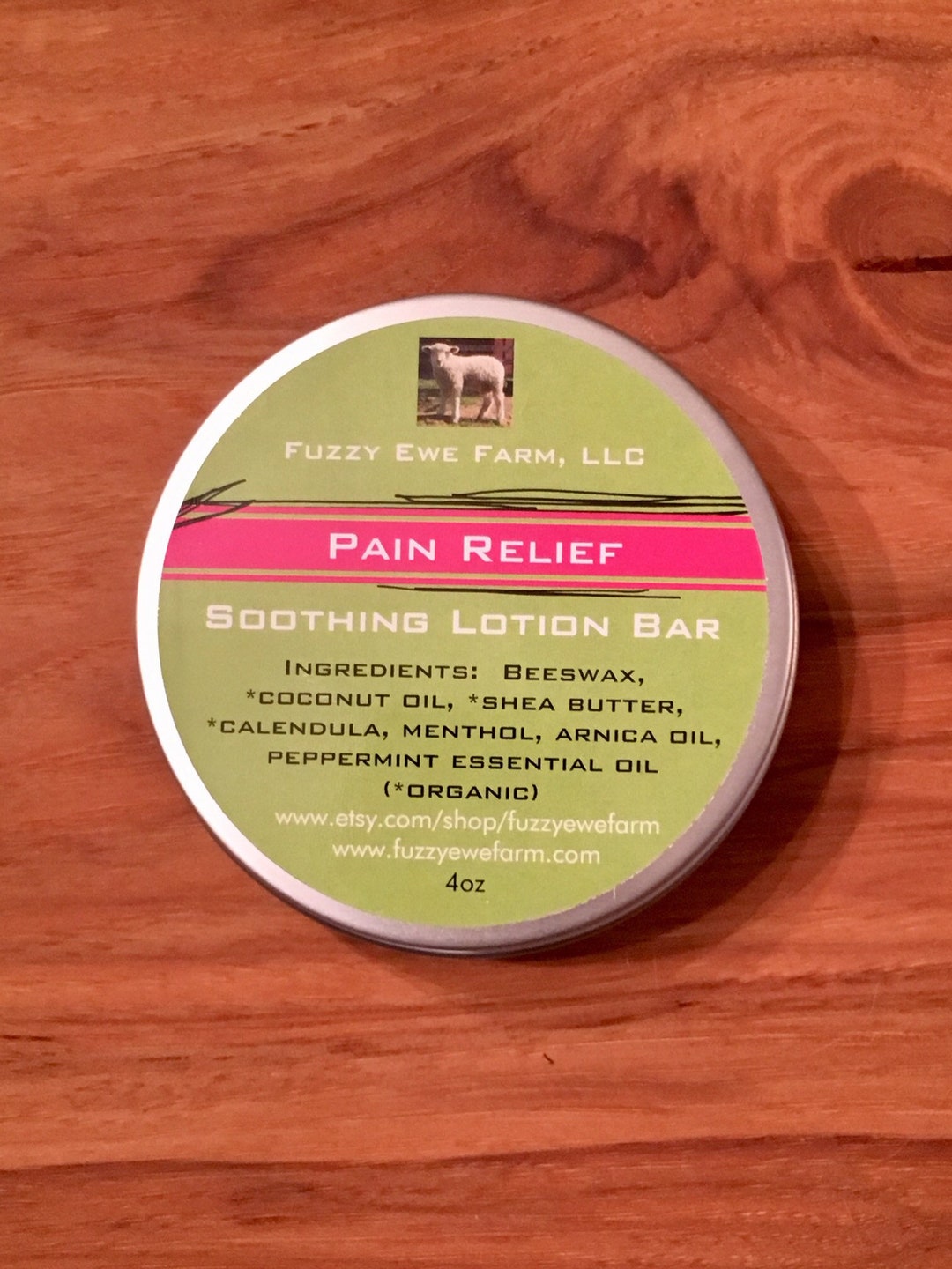 Soothing Pain Relief Lotion Bar Etsy