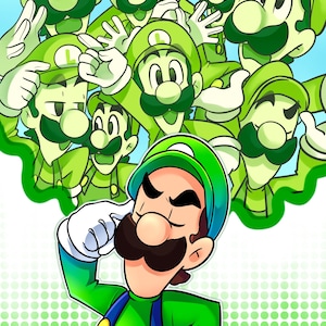 Luigi Logic Print