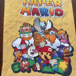 Paper Mario 8.5 x 11 print