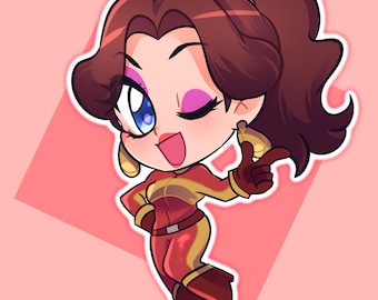 Mario Kart World - Pauline sticker