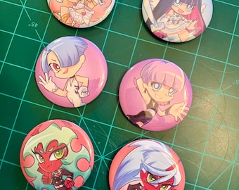 Panty and Stocking buttons