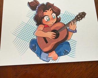 Donkey Kong Bananza Pauline mini print