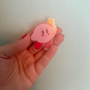 Kirby Acrylic Pin