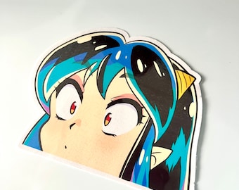 Urusei Yatsura Lum Peeker Sticker