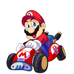 Mario Kart mini print