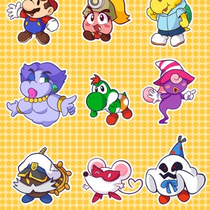 Paper Mario The Thousand Year Door stickers