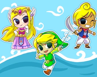 Zelda The Wind Waker stickers
