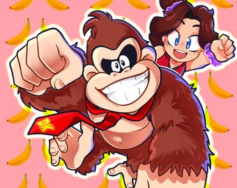 Donkey Kong Bananza - Poster 13x19 - Etsy