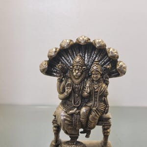 Laxmi Narasimhadev 925 sterling silver murti 60mm