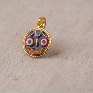 925 sterling silver Jagannath pendant with 24k gold plating would be a beautiful and spiritually significant piece of jewelry for Vaishnavas