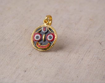 925 sterling silver Jagannath pendant with 24k gold plating would be a beautiful and spiritually significant piece of jewelry for Vaishnavas