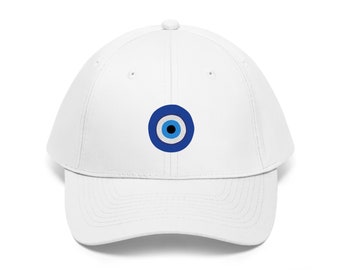 Evil Red Eyes Embroidered Baseball Cap in 15 Colours - Etsy display picture 1
