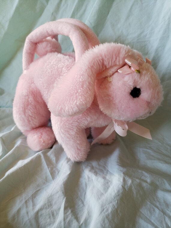 pink bunny plushie