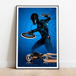 Tron Legacy Poster  |  Rinzler  | Disc Wars  |  Battle Ready  |  Lightcycle