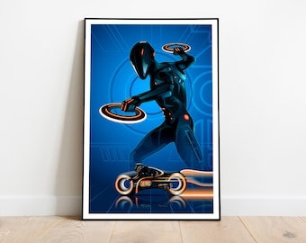 Tron Legacy Poster  |  Rinzler  | Disc Wars  |  Battle Ready  |  Lightcycle