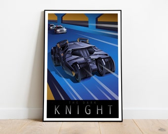 Batmobile – The Dark Knight – Poster Print 13x19