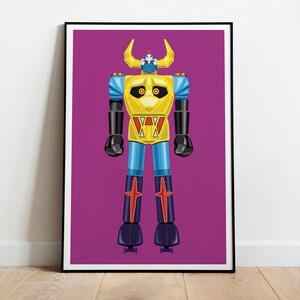 Shogun Warrior GaiKing Graphic Poster Print