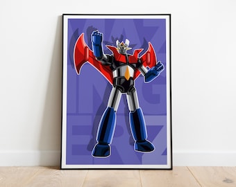 Póster gráfico de Shogun Mazinger Z