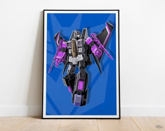 Skywarp Graphic Poster