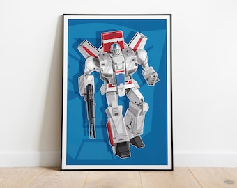 Jetfire Graphic Poster
