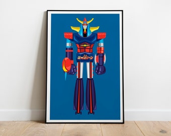 Shogun Warrior Raideen Graphic Poster Print