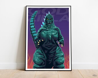 Godzilla Poster Print