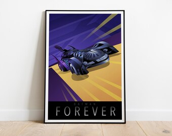 Batmobile – Batman Forever – Poster Print 13x19