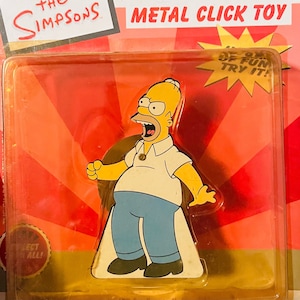 Angry Homer Metal Click Toy